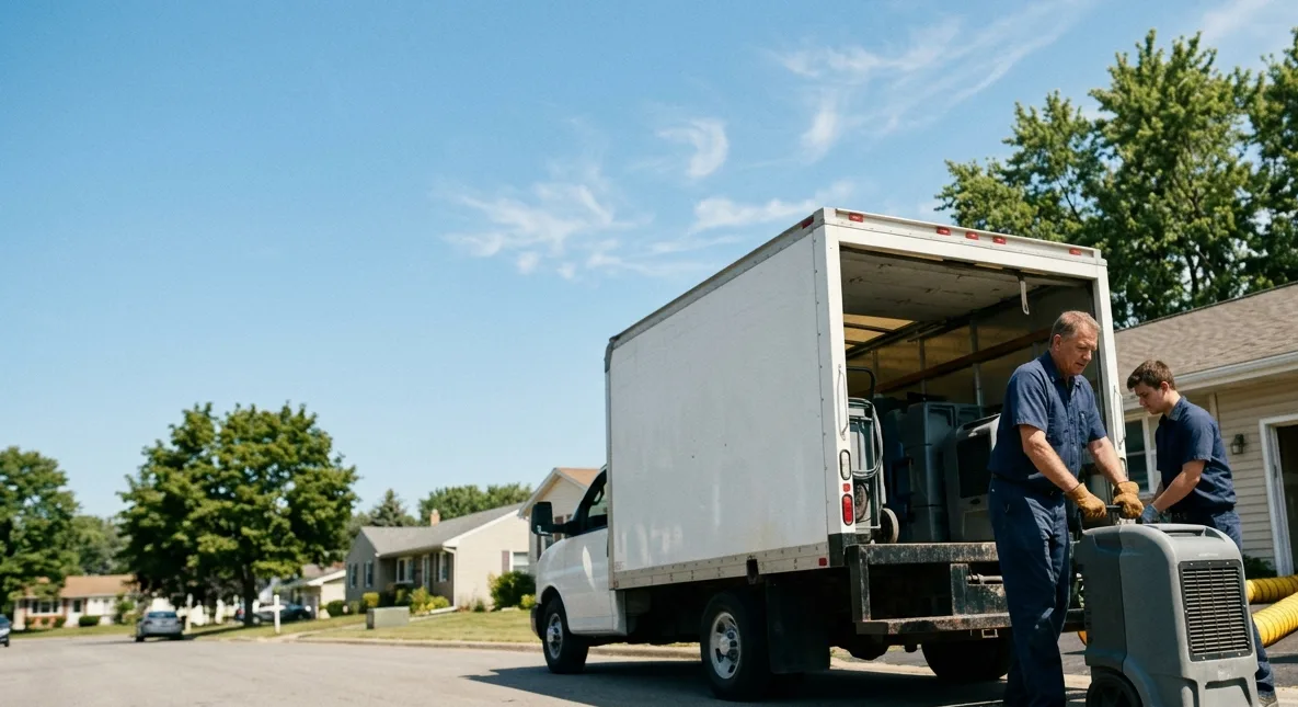 Water Damage Cleanup in Low Moor, IA near me
